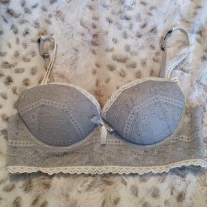Gilly Hicks long line gray bra 34B